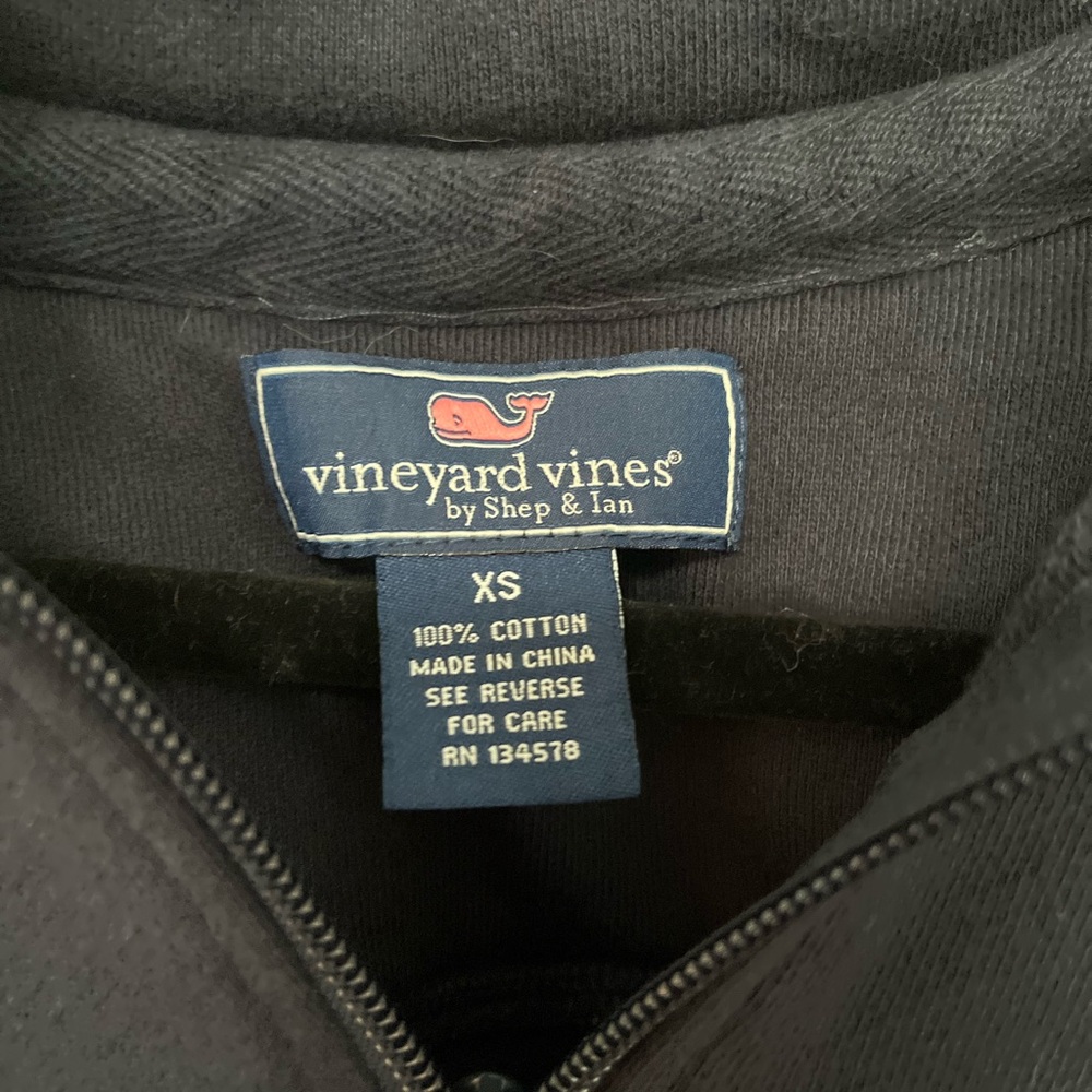 Redsox Fans! Vineyard Vines Navy Quarter-zip Sweatshirt